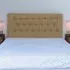 Lona Double Buttoned Headboard - Cream, Linen