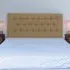 Lona King Size Buttoned Headboard - Cream, Linen