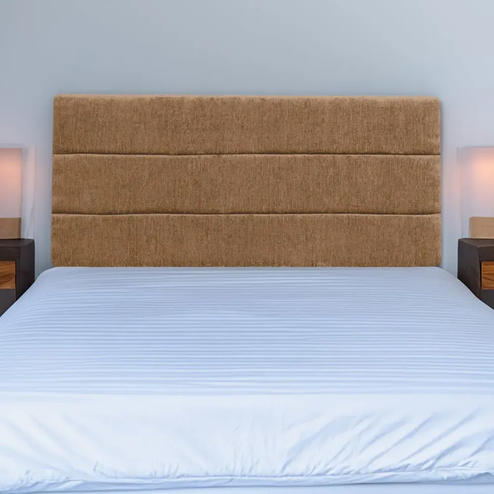 Milan Double Headboard - Cream, Chenille