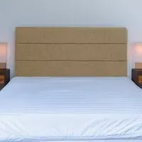 Milan Double Headboard - Cream, Linen