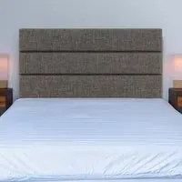 Milan Double Headboard - Grey, Linen