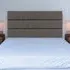 Milan Double Headboard - Grey, Linen