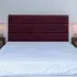 Milan Double Headboard - Purple, Chenille