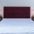 Milan King Size Headboard - Aubergine, Chenille