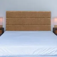 Milan King Size Headboard - Mink, Chenille