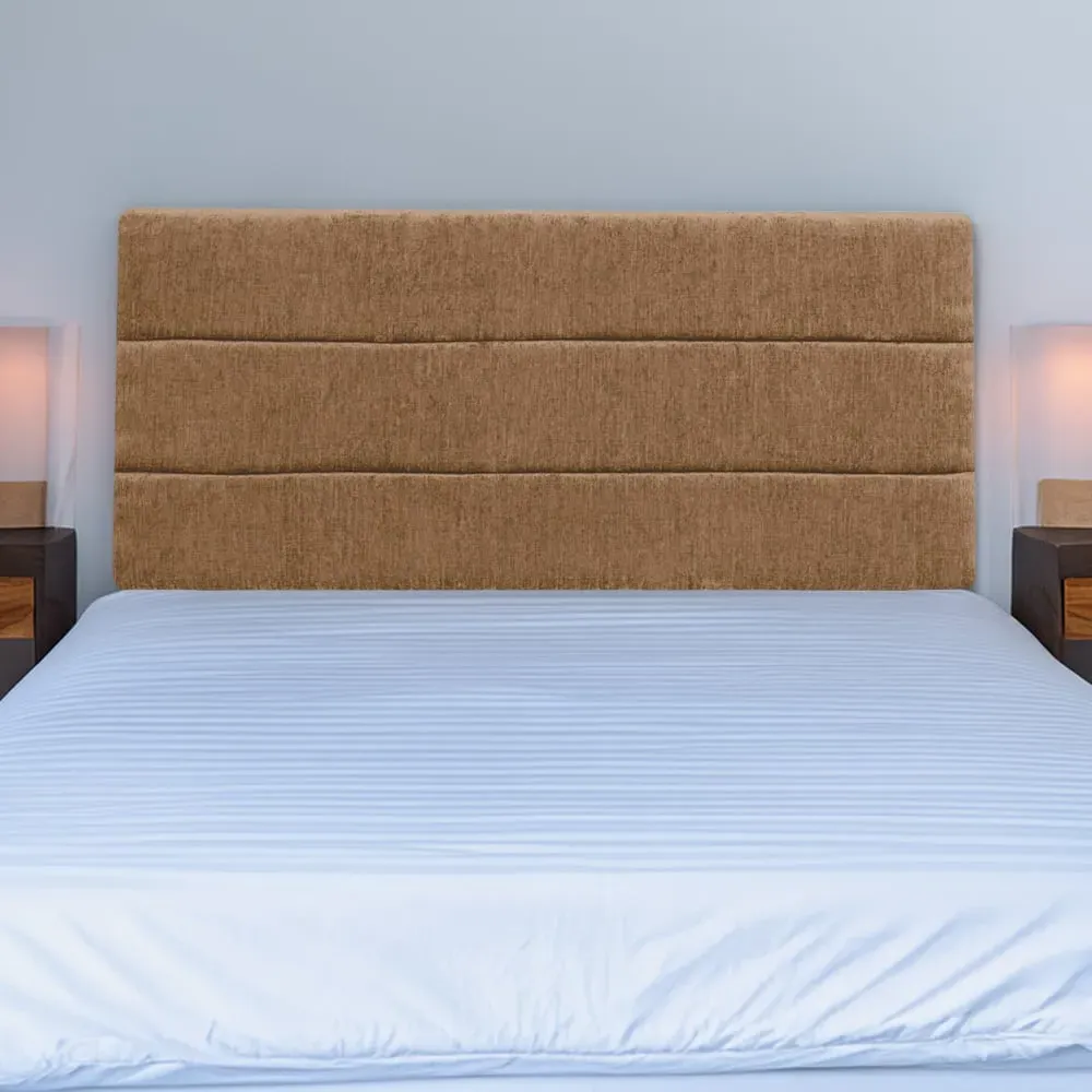 Milan King Size Headboard - Mink, Chenille