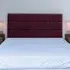 Milan Single Headboard - Aubergine, Chenille