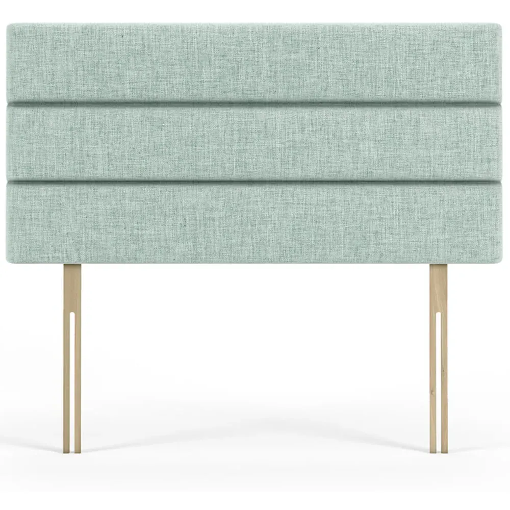 Milan Single Headboard - Blue, Linen