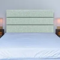 Milan Single Headboard - Blue, Linen