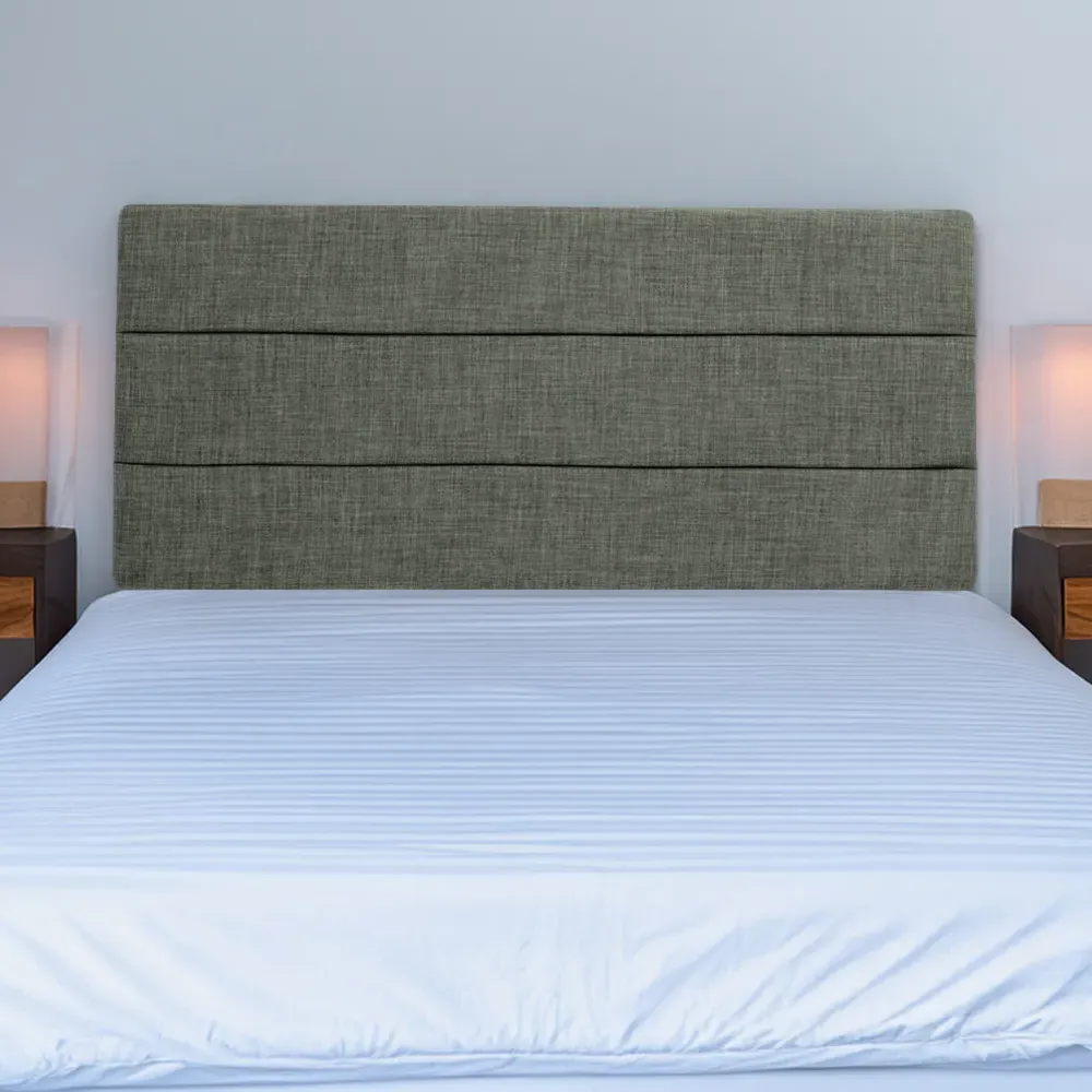 Milan Single Headboard - Charcoal, Linen