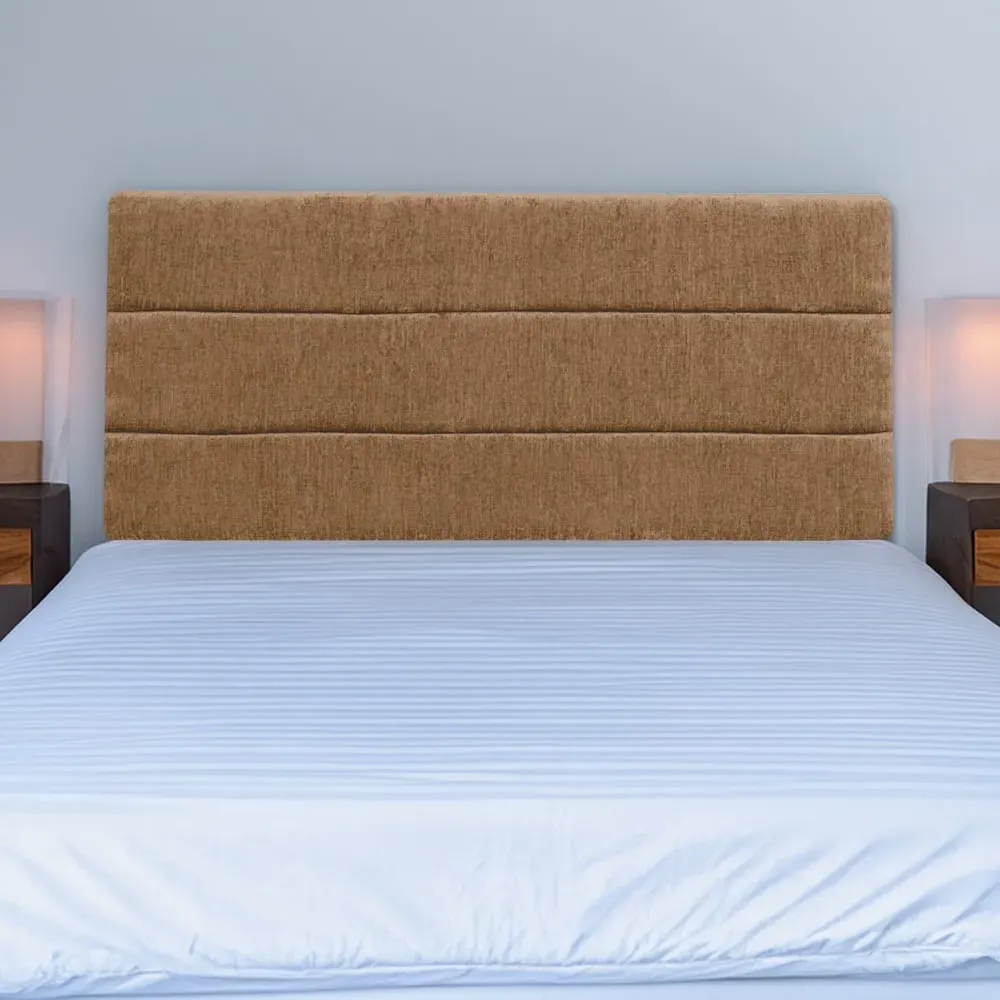 Milan Single Headboard - Cream, Chenille