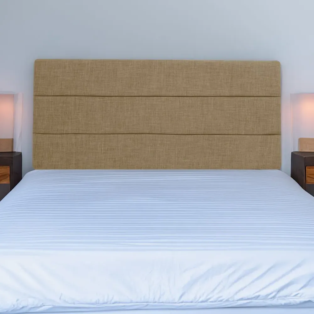 Milan Small Double Headboard - Cream, Linen