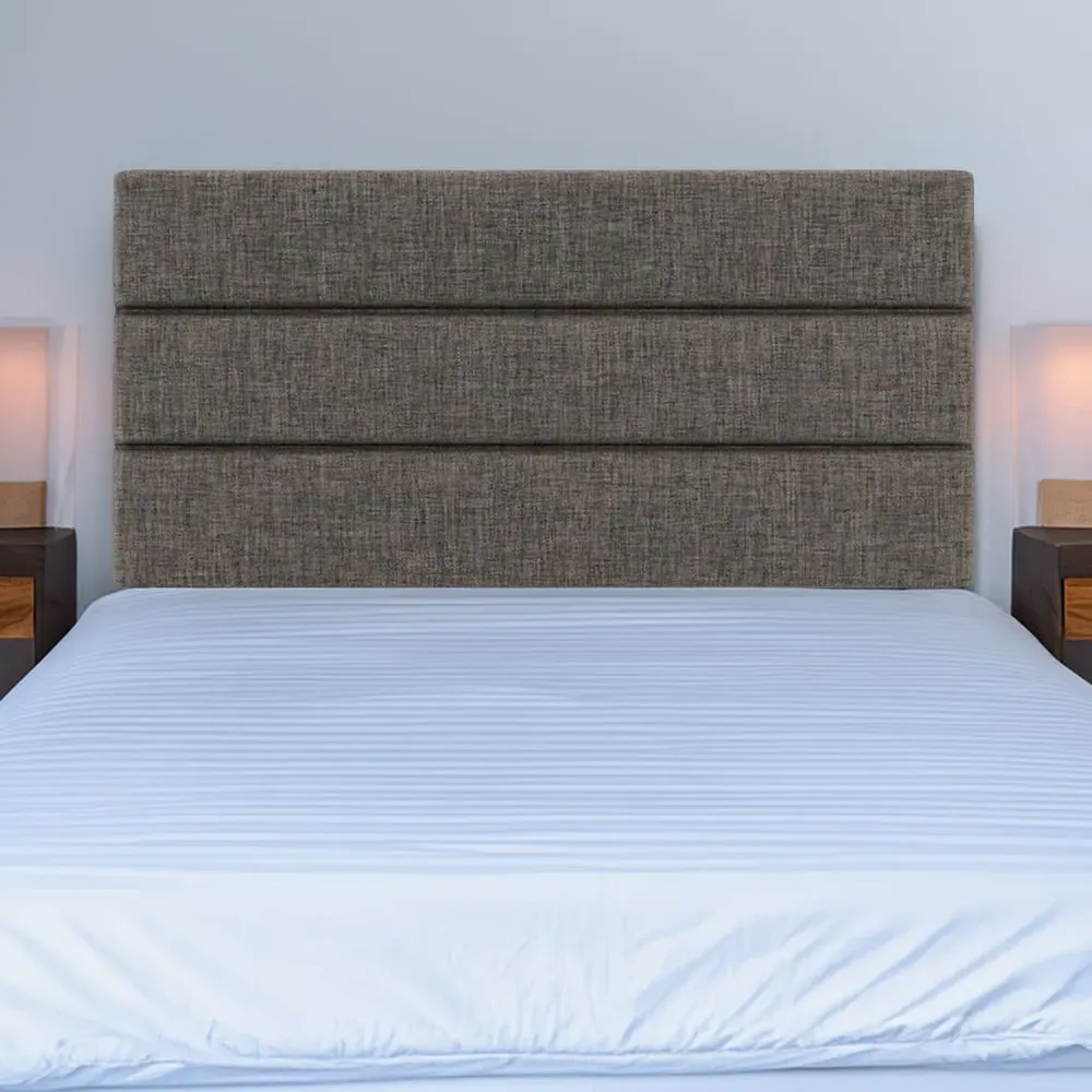 Milan Small Double Headboard - Grey, Linen