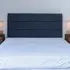 Milan Super King Headboard - Blue, Linen