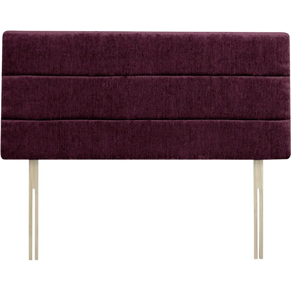 Milan Super King Size Headboard - Purple, Chenille