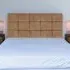 Pearl Small Double Squared Headboard - Cream, Chenille