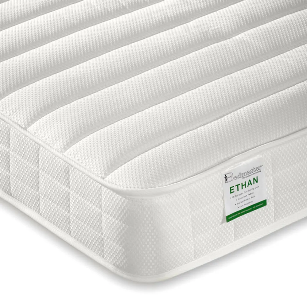 Quest 3 Drawer Bed Frame with Spring Mattress - White