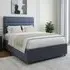 Single Divan Base - Blue, Linen