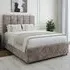 Single Divan Base with Storage - Silver, Chenille