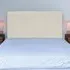 Single Naples Velvet Valencia Plain Headboard - Cream