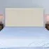 Super King Naples Velvet Valencia Plain Headboard - Cream