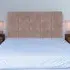 Super King Pearl Squared Headboard - Mink, Naples Velvet