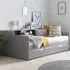 Tyler Single Bed with Trundle - Grey, Pine
