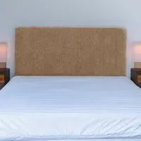 Valencia King Size Headboard - Cream, Chenille