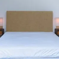Valencia King Size Headboard - Cream, Linen
