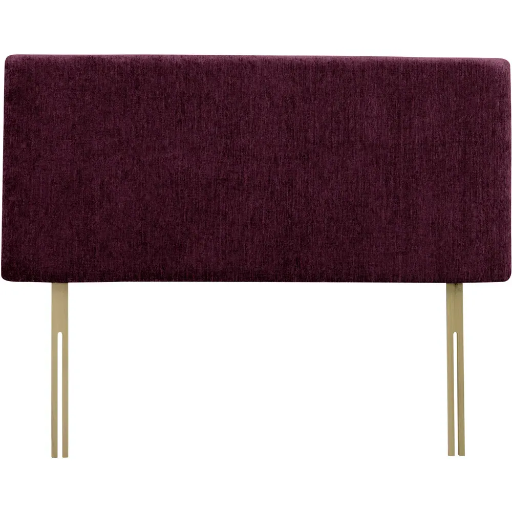 Valencia King Size Headboard - Purple, Chenille