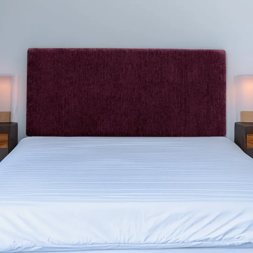 Valencia King Size Headboard - Purple, Chenille