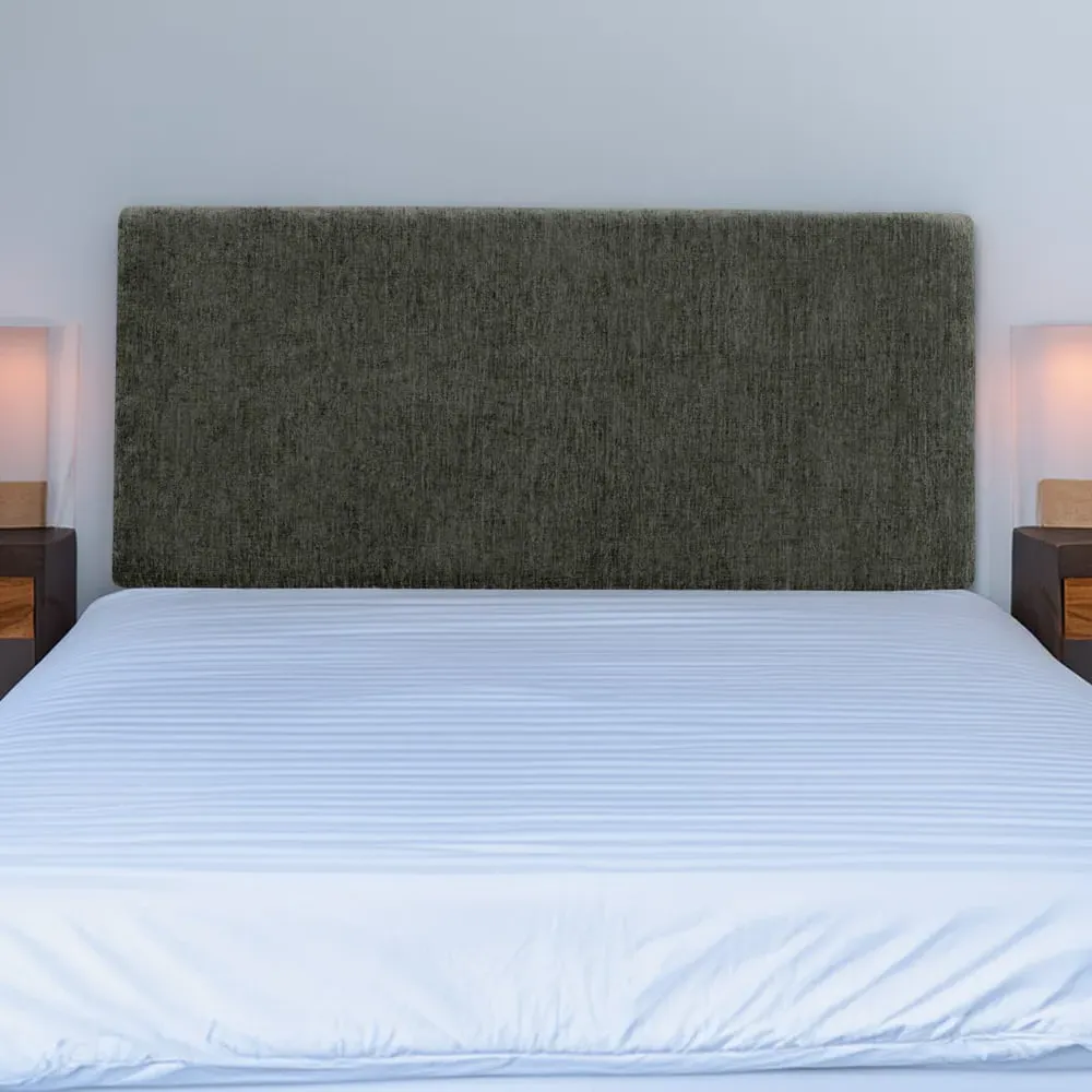 Valencia Single Headboard - Charcoal, Chenille image