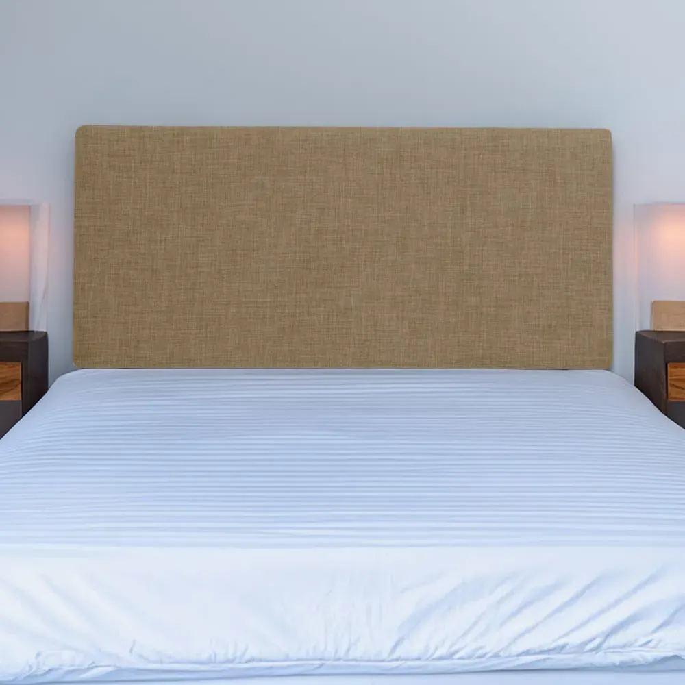 Valencia Single Headboard - Cream, Linen