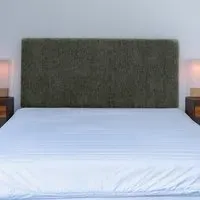 Valencia Small Double Headboard - Charcoal, Chenille