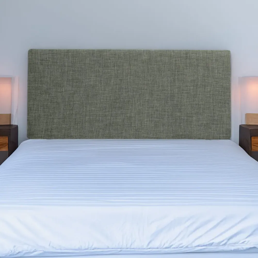 Valencia Super King Size Headboard - Charcoal, Linen