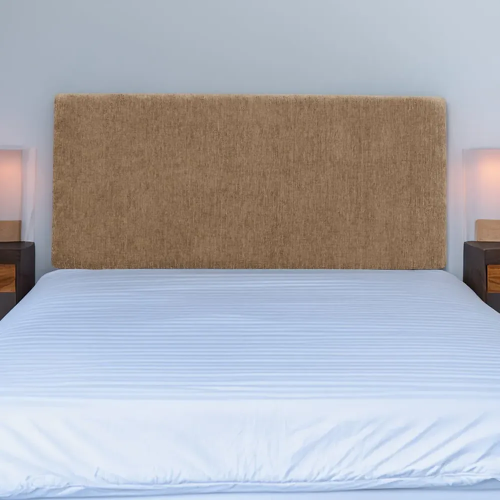 Valencia Super King Size Headboard - Cream, Chenille