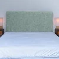 Valencia Super King Size Headboard - Duck Egg, Linen