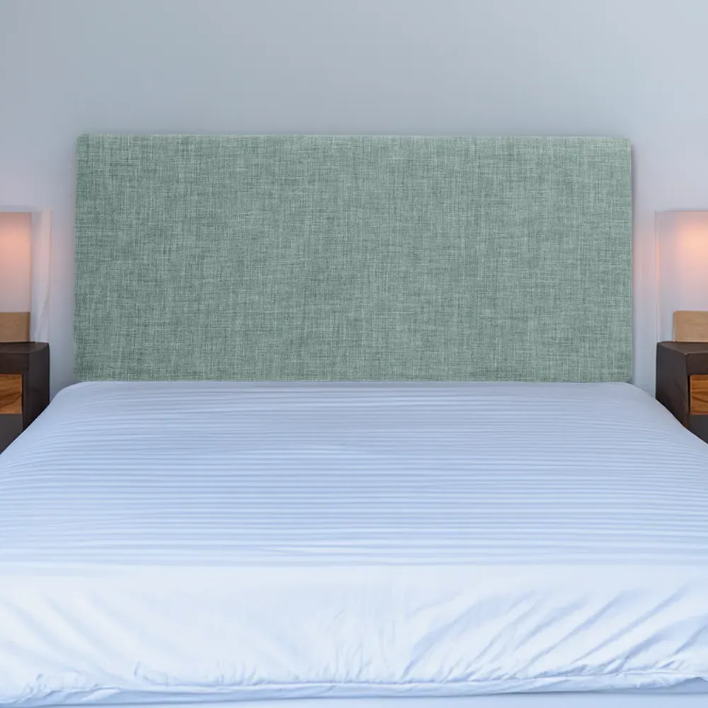 Valencia Super King Size Headboard - Duck Egg, Linen