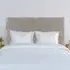 Valencia Super King Size Headboard - Silver, Chenille