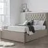 Wilson Double Ottoman Bed with Storage - Oatmeal, Fabric