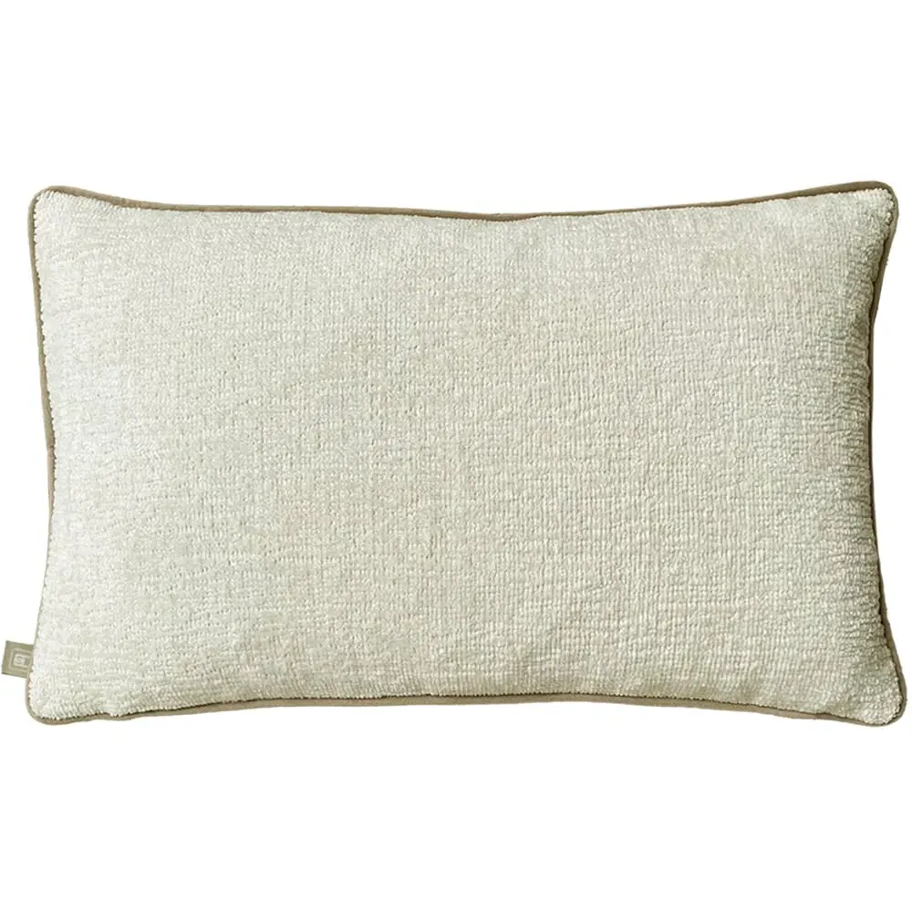 Rectangular Chenille Cushion - Cream image