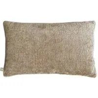 Rectangular Cushion - Beige, Chenille