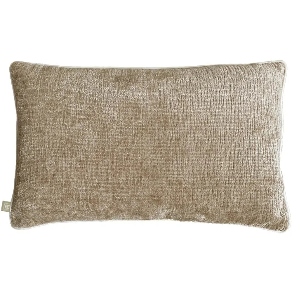 Rectangular Cushion - Beige, Chenille image