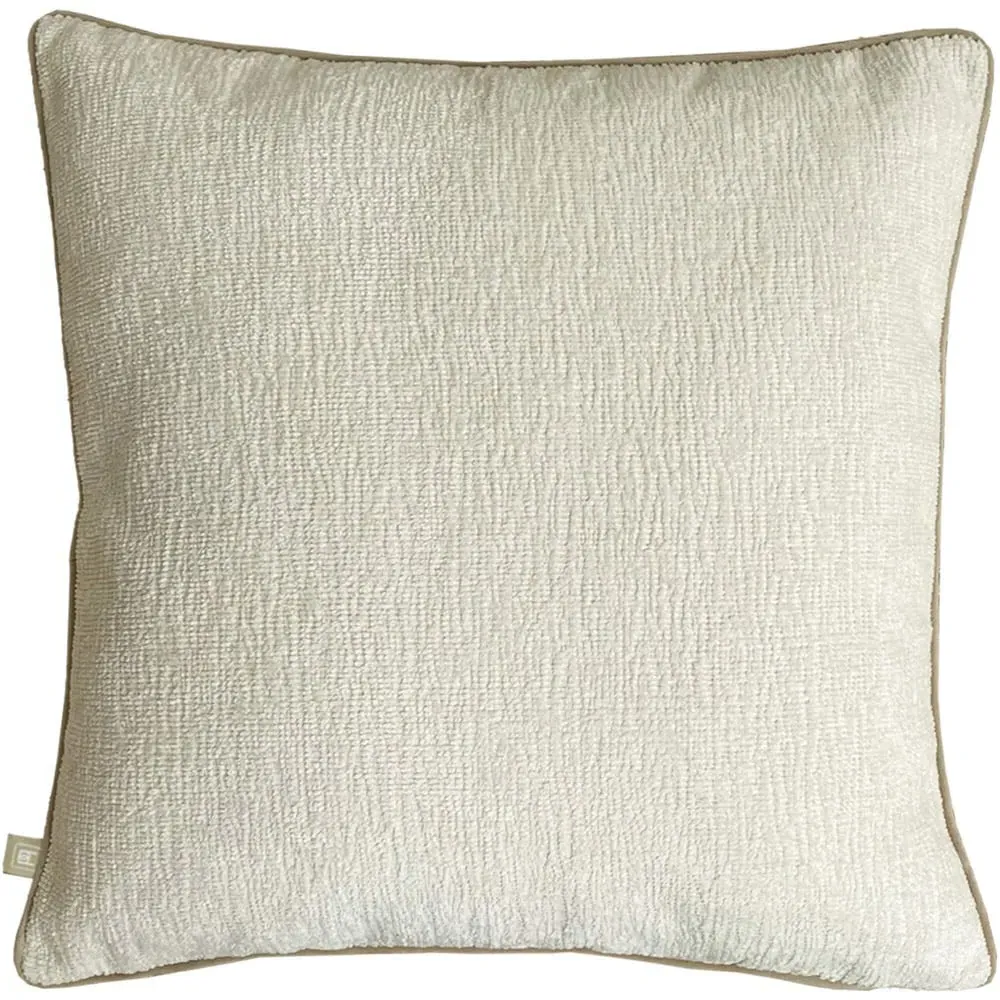 Square Chenille Cushion - Cream