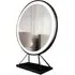 CARME Home Medium Frame Touch Sensor Light Mirror - Black
