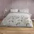 Anemone Super King Floral Duvet Set - Grey, Polycotton