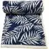 Botanical Bath Towel - Navy, Turkish Cotton