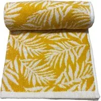 Botanical Bath Towel - Ochre, Turkish Cotton