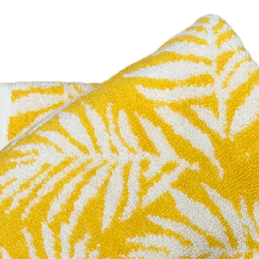 Botanical Hand Towel 2 Pack - Ochre, Turkish Cotton