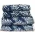 Botanical Turkish Cotton Hand and Bath Towels Set of 4 - Navy